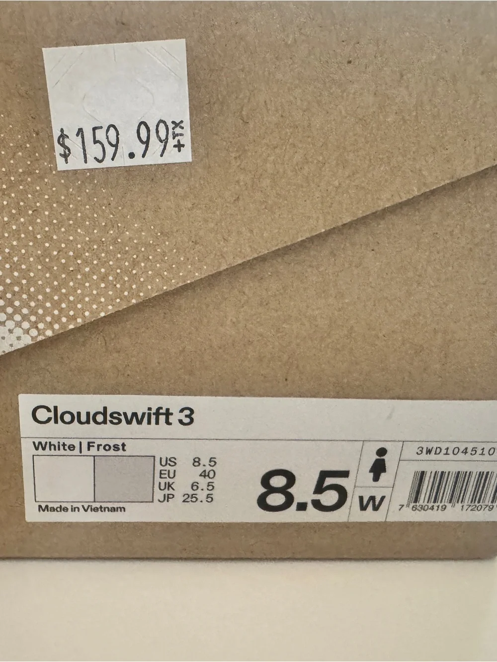 On Cloudswift 3 Women's Athletic Running Shoes - White size 8.5
